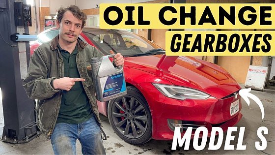 Video: Oil Change On A Tesla! Gearbox Oil Replacement For Both Motors On A Raven Model S