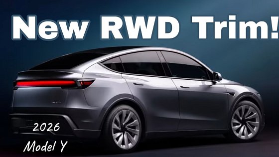 Video: Tesla Just Released The New 2026 Model Y RWD Trim, And Its The Best Option Right Now!!