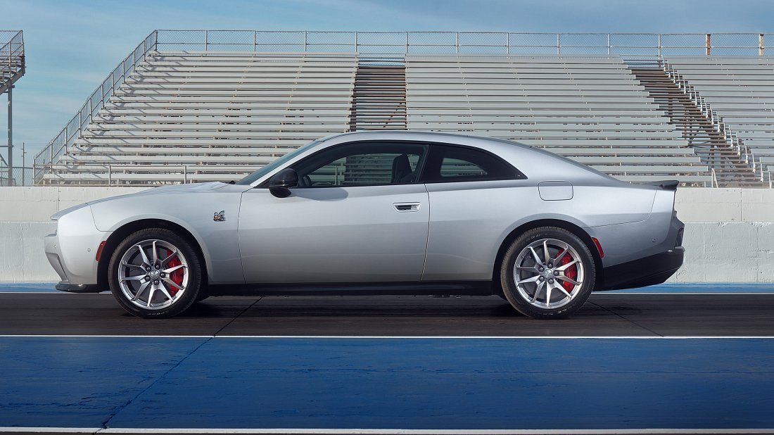 Dodge Charger Daytona 2DR R/T (2024-...) side profile, silhouette, doors, wheels, exterior