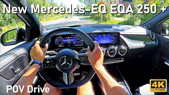 Video: New Mercedes-EQ EQA 250 + POV Drive [2024]