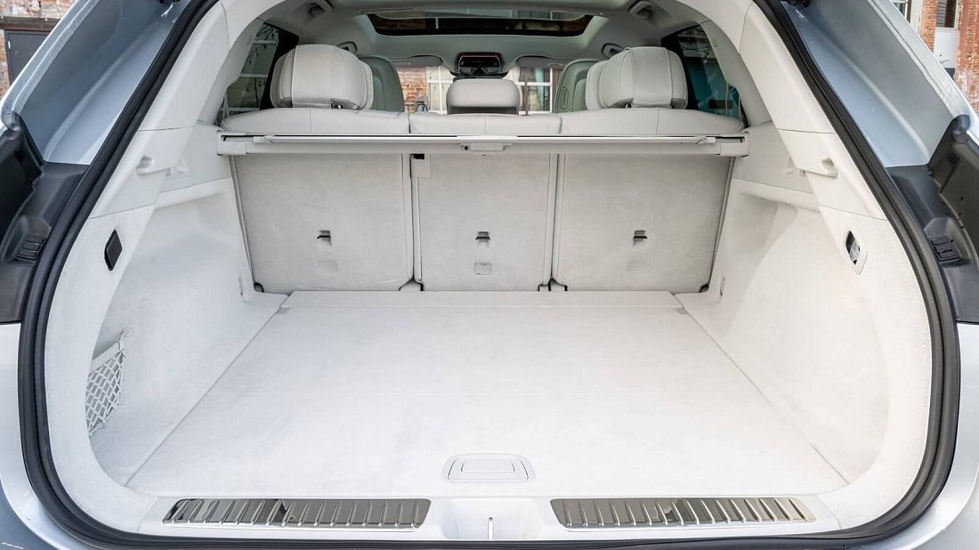 Mercedes EQS SUV 580 4MATIC (2023-…) trunk, boot, seats up, seats upright, cargo space, cargo volume, cargo capacity, storage