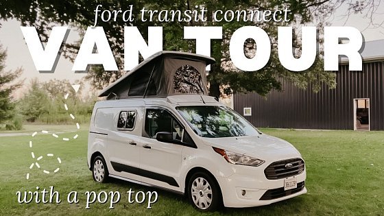Video: Transit Connect With a Pop Top | Micro Camper Van Tour