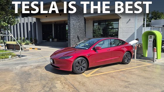 Video: Tesla Model 3 LR RWD driving from Bangkok to Chiang Dao