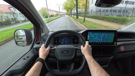 Video: 2025 Ford E-Transit Custom (64 kWh | 136 hp) - POV Walkaround & Drive