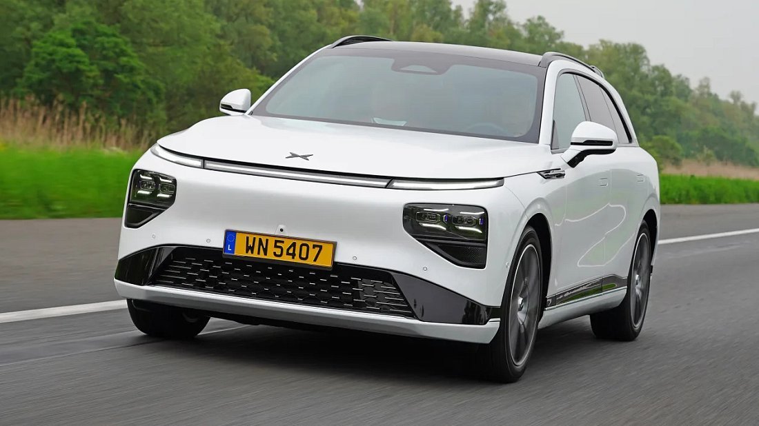XPENG G9 RWD Long Range (2023-…) front fascia, grille, headlights, bumper, exterior