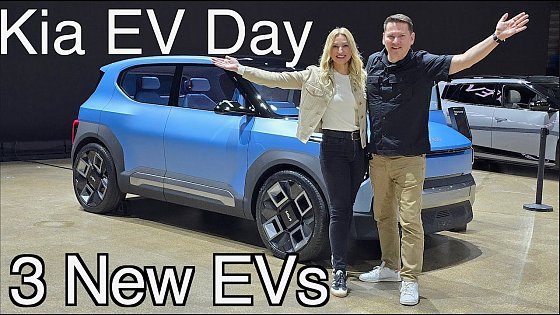 Video: 3 all-new EVs with timing and pricing // 2025 Kia EV Day