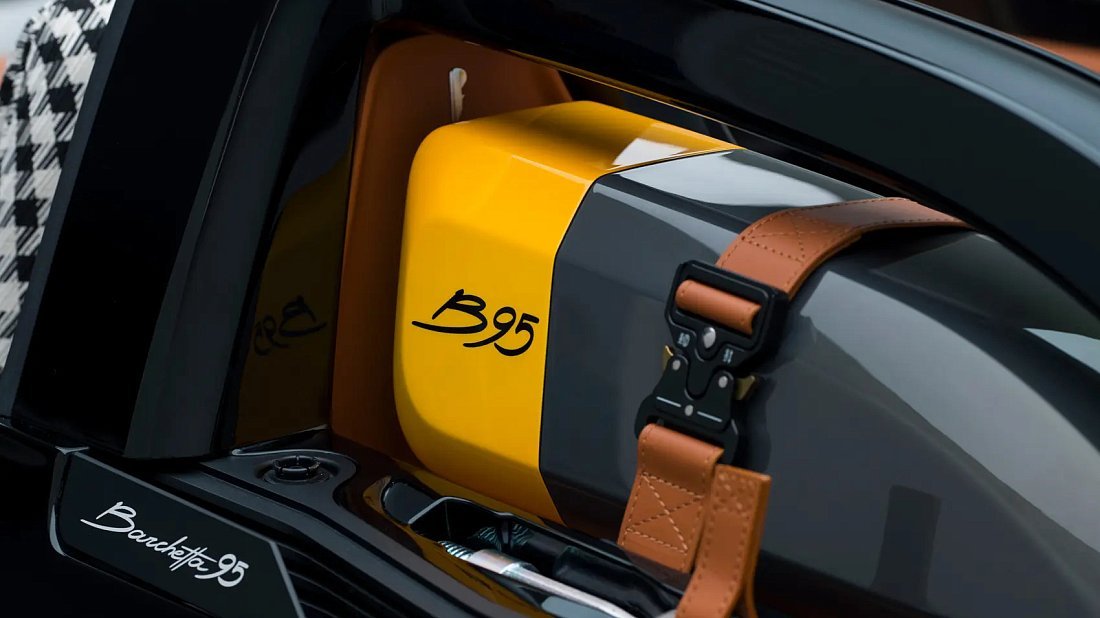 Pininfarina B95 (2025-...) trunk, boot, seats up, seats upright, cargo space, cargo volume, cargo capacity, storage