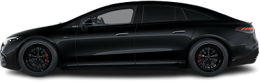 Side view photo of Mercedes EQS AMG 53 4MATIC+ (2022-2024) on transparent background