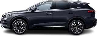 Side view photo of BYD Tang Flagship (2024-…) on transparent background