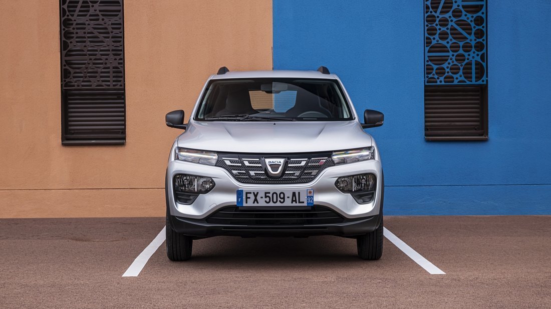 Dacia Spring Electric (2021-2022) front fascia photo, grille, headlights, bumper, exterior