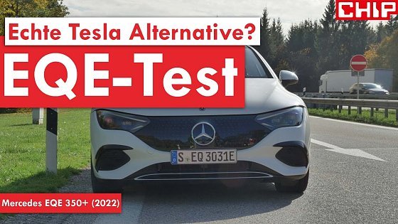 Video: Test Mercedes EQE 350+ (2022): Mehr Ausdauer als Tesla – aber eine gravierende Schwäche | CHIP
