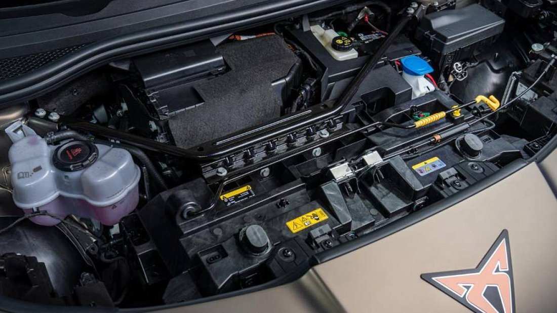 Cupra Tavascan VZ (2023-…) frunk, front trunk, under hood, storage, cargo, capacity, bonus space