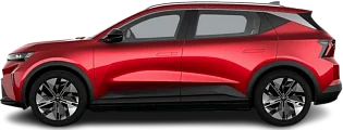 Side view photo of Renault Scenic E-Tech EV60 170hp (2023-…) on transparent background