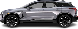 Side view photo of Chevrolet Blazer EV AWD (2023-…) on transparent background