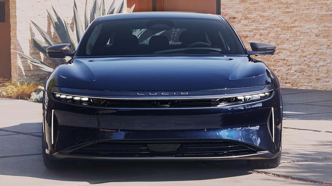 Lucid Air Sapphire (2023-…) front fascia, grille, headlights, bumper, exterior