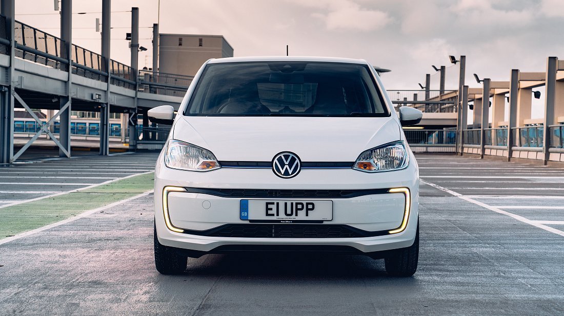 Volkswagen e-Up! 36.8 kWh (2020-2023) front fascia, grille, headlights, bumper, exterior
