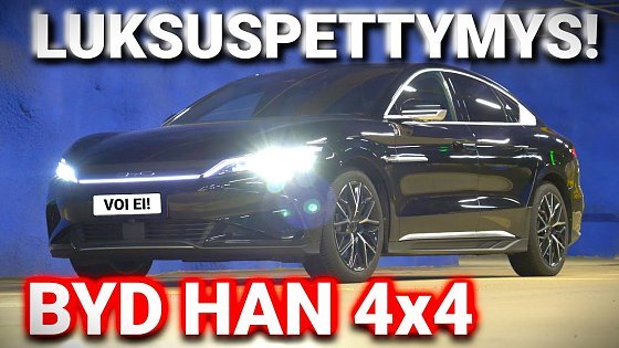 Video: 448. Luksuskyyti, mutta suuri pettymys sähköautona, BYD HAN 4x4