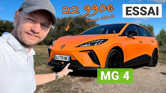 Video: Essai MG4 Standard : grosse surprise ! Un prix de folie, mais pas que...