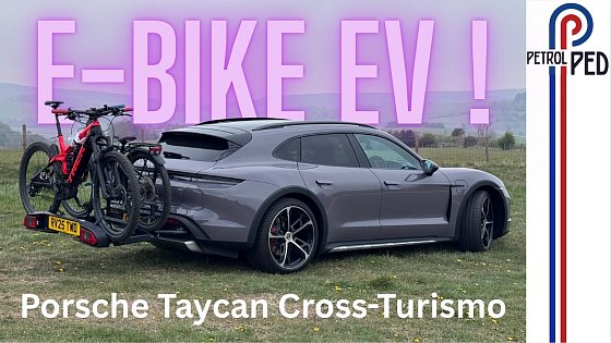 Video: Porsche Taycan Cross Turismo - Does a Bike Carrier Effect Range ?