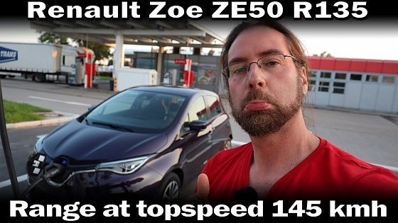 Video: Renault Zoe ZE50 R135 - Range at Topspeed 145kmh