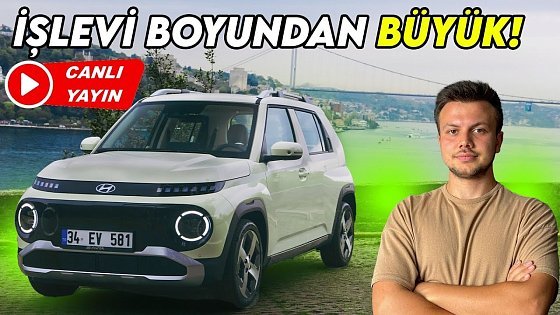 Video: 2025 Hyundai INSTER Canlı Yayın! Türkiye'nin Yeni Elektrikli Mini SUV'u İlk Kez Detaylı İncelemede