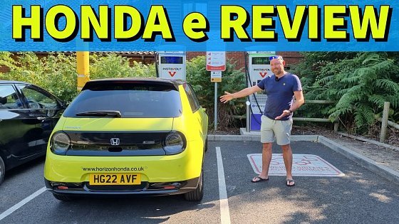 Video: HONDA E electric car quick review. Great spec and some quirky details.