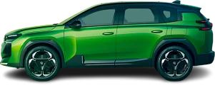 Side view photo of Citroën C5 Aircross Long Range (2025-…) on transparent background