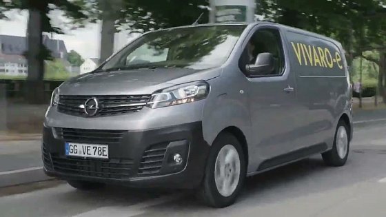 Video: Opel Vivaro-e - l Driving, Interior and Exterior (2021)