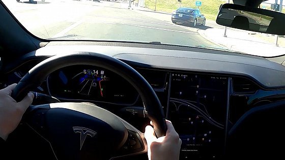 Video: Slow Teslas are pretty fast (Model S 75D - Binaural Audio, POV)