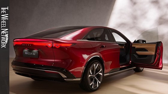 Video: 2026 Mazda 6e Reveal – Exterior, Interior | European spec Mazda EZ-6 based on Changan EPA1 platform