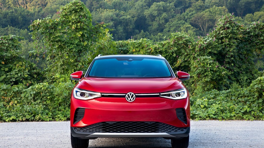 Volkswagen ID.4 AWD Pro (2021-2023) front fascia, grille, headlights, bumper, exterior