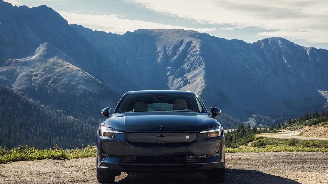 Polestar 2 Long Range Performance (2023-…) front fascia, grille, headlights, bumper, exterior