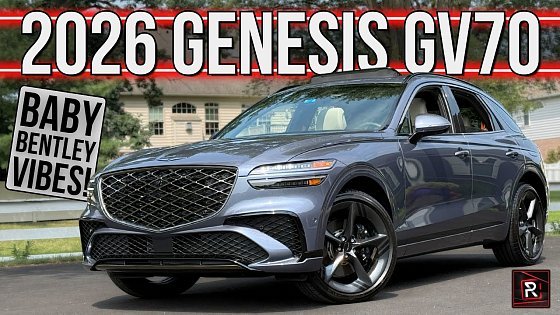 Video: The 2026 Genesis GV70 3.5T Is A Well Crafted SUV That Blends Modern Luxury With High Style