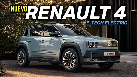 Video: NUEVO RENAULT 4 ⚡️ Ahora es un B-SUV 100% eléctrico ? Lanzamiento mundial