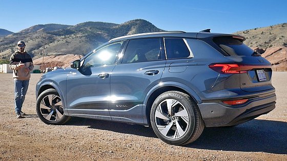 Video: The 2026 Audi Q6 e-tron is extremely comfortable with zero personality