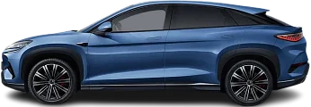 Side view photo of BYD Sealion 7 Design AWD (2024-...) on transparent background