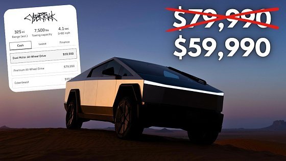 Video: Tesla Unveils NEW 59k Cybertruck: Here's What It Includes