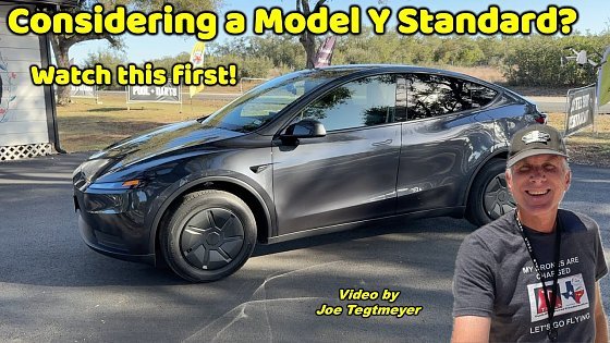 Video: Interested in Buying a Tesla Model Y Standard? Watch this first!