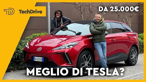 Video: MG 4 (long range) VUOLE SFIDARE TESLA | Test Drive PRO e CONTRO