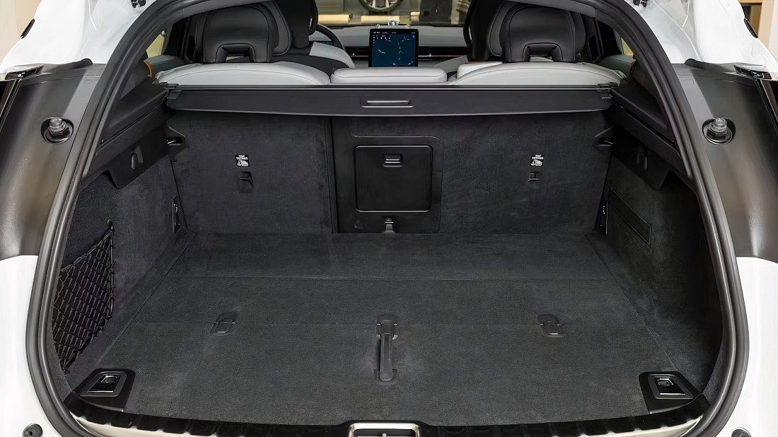 Polestar 3 Long Range Dual Motor (2024-…) trunk, boot, seats up, seats upright, cargo space, cargo volume, cargo capacity, storage