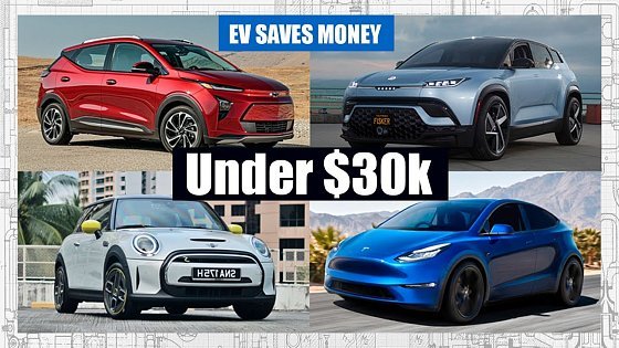 Video: Under $30k... 2022 Amazing ELECTRIC CARS
