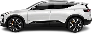 Side view photo of Polestar 3 Long Range Performance (2024-…) on transparent background
