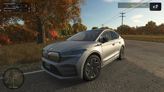 Video: Farming Simulator 25 Skoda Enyaq Coupe RS IV new update 1.9
