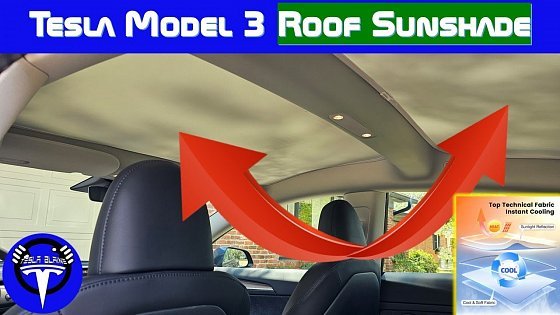 Video: Tesla Model 3 Roof Sunshade