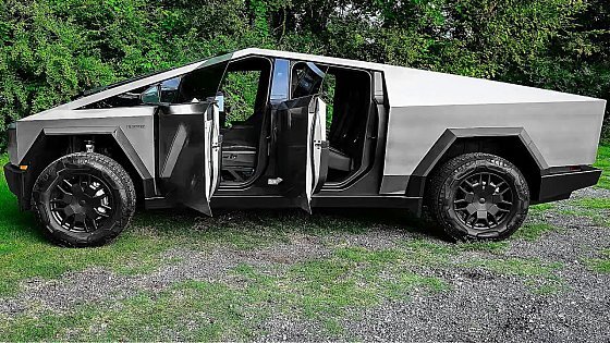 Video: 2025 Tesla CyberTruck - interior Exterior and Drive