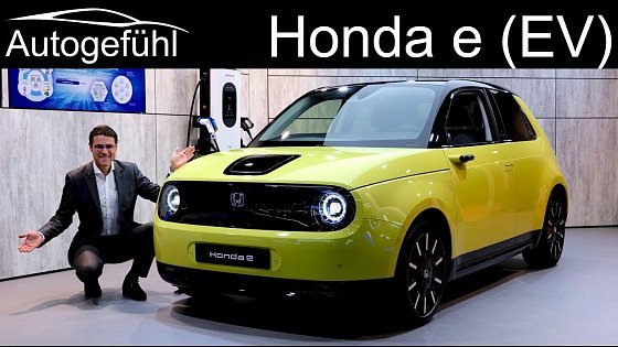 Video: Honda e REVIEW the final urban EV - Autogefühl