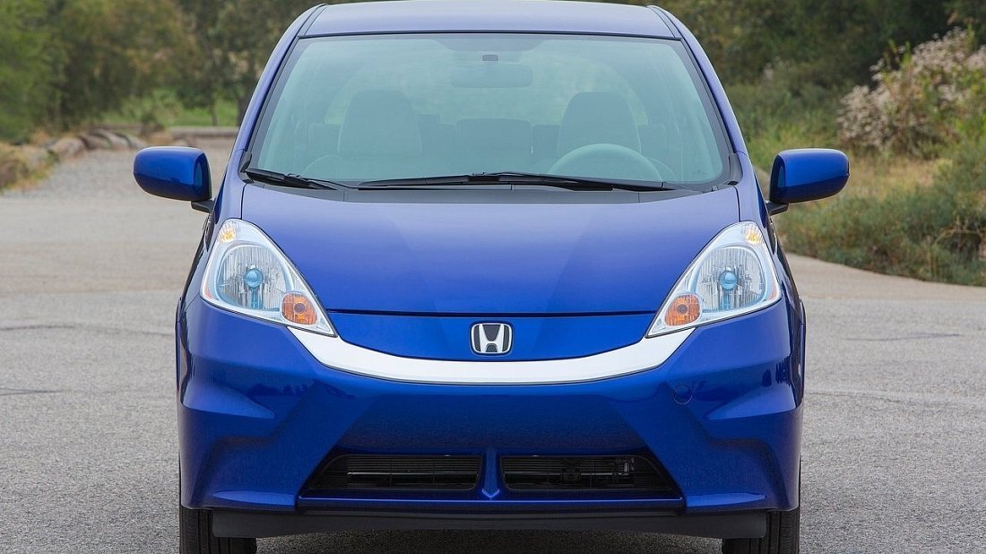 Honda Fit EV (2013-2015) front fascia photo, grille, headlights, bumper, exterior