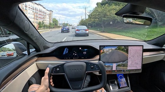 Video: 2023 Tesla Model S Long Range - POV Test Drive | 0-60