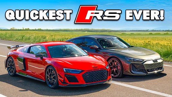 Video: Quickest EVER Audi RS Cars: DRAG RACE