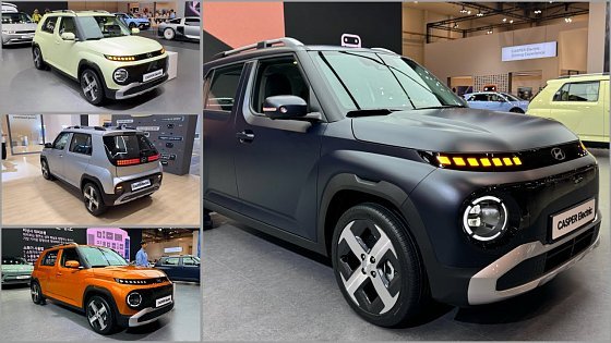 Video: 2025 Hyundai Casper Electric (Inster) various colors Walkaround - 2024 Busan Mobility Show